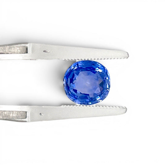 Natural unheated Ceylon blue sapphire loose  gemstone GRS certified — Antique Jewelry Finds