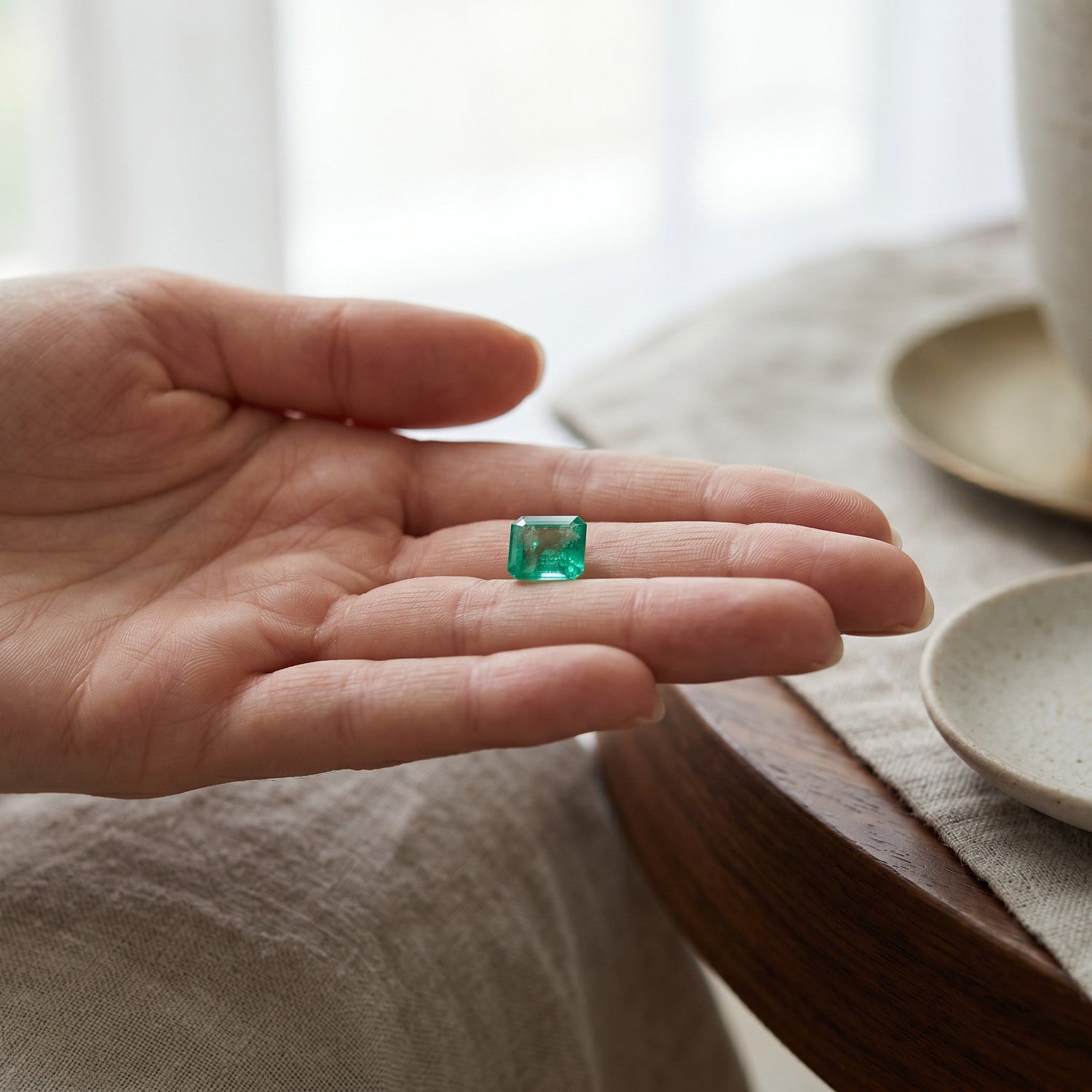 loose emerald stones - Antique Jewelry Finds