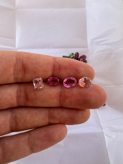 Natural Tourmaline between 0.80-2 Carats size – Bulk Loose Gemstones AA Mix