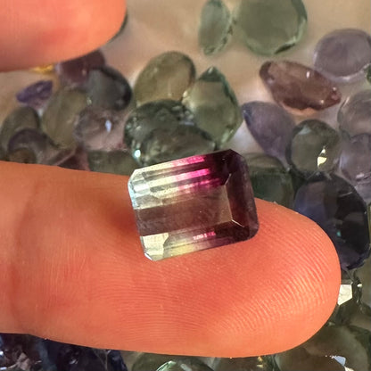 Natural Fluorite Mixed Faceted Cut Gemstones 1–5 Carats Size Bulk