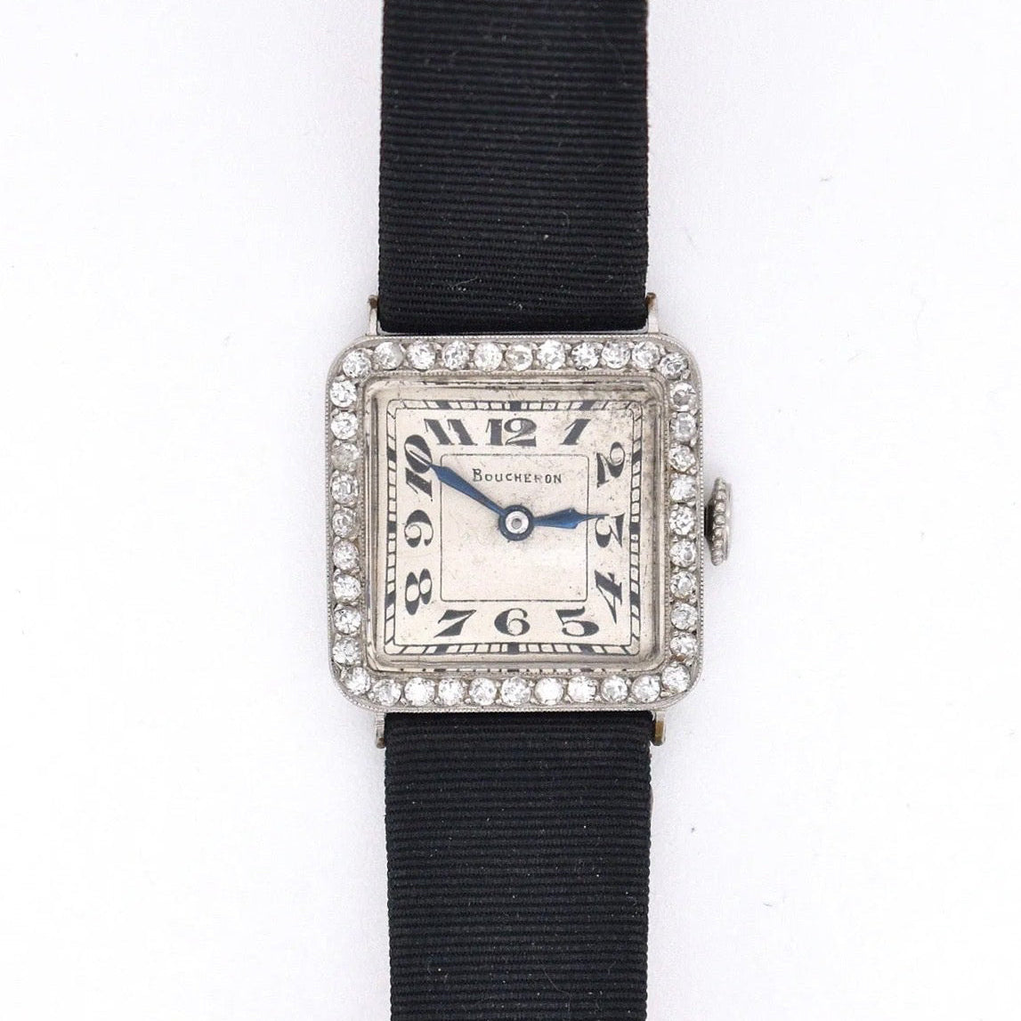 Boucheron watch, signed, circa 1920, French Art Deco.