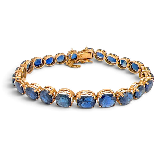 Gold & Sapphires Bracelet | Vintage