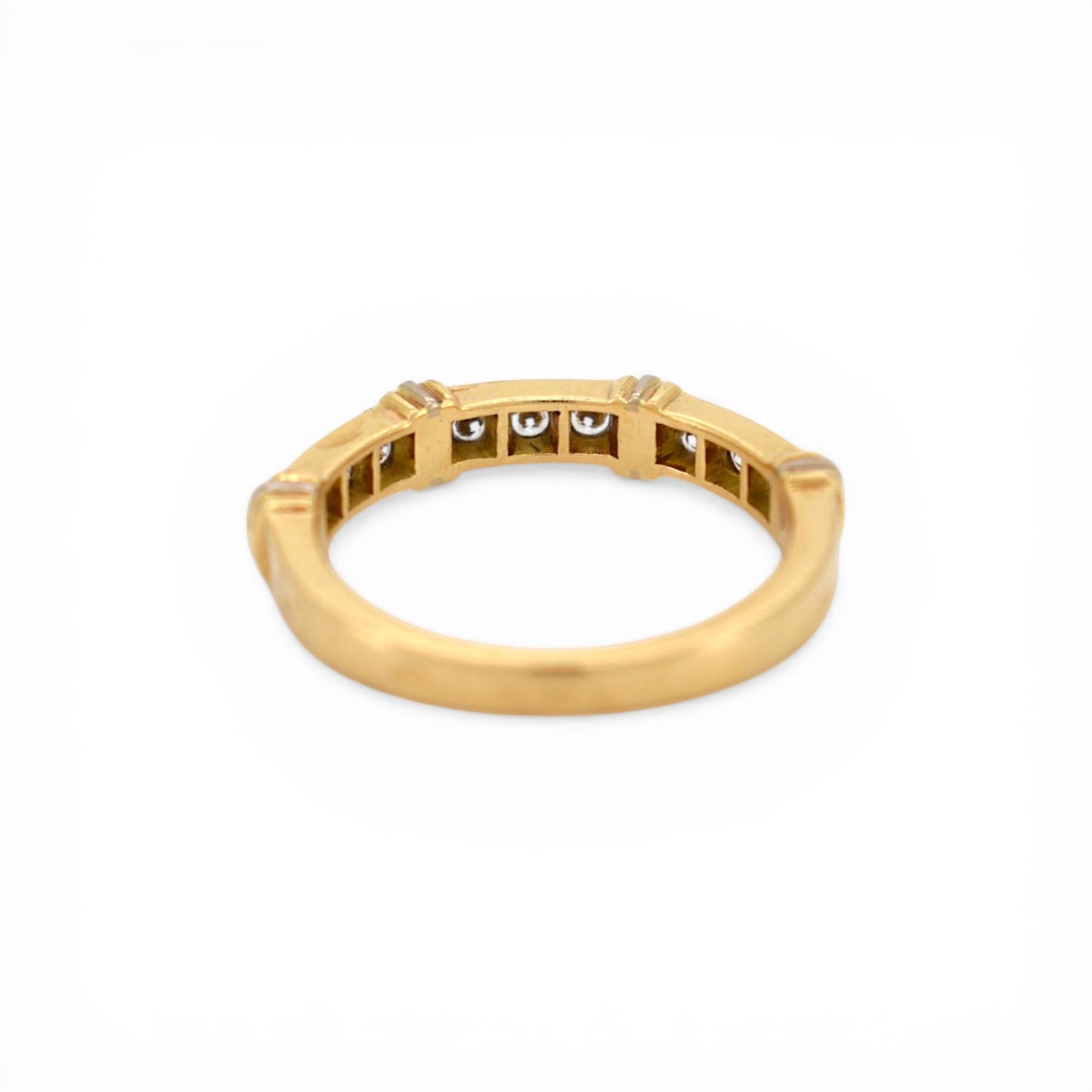 Cartier ring back on 18k gold Contessa 
