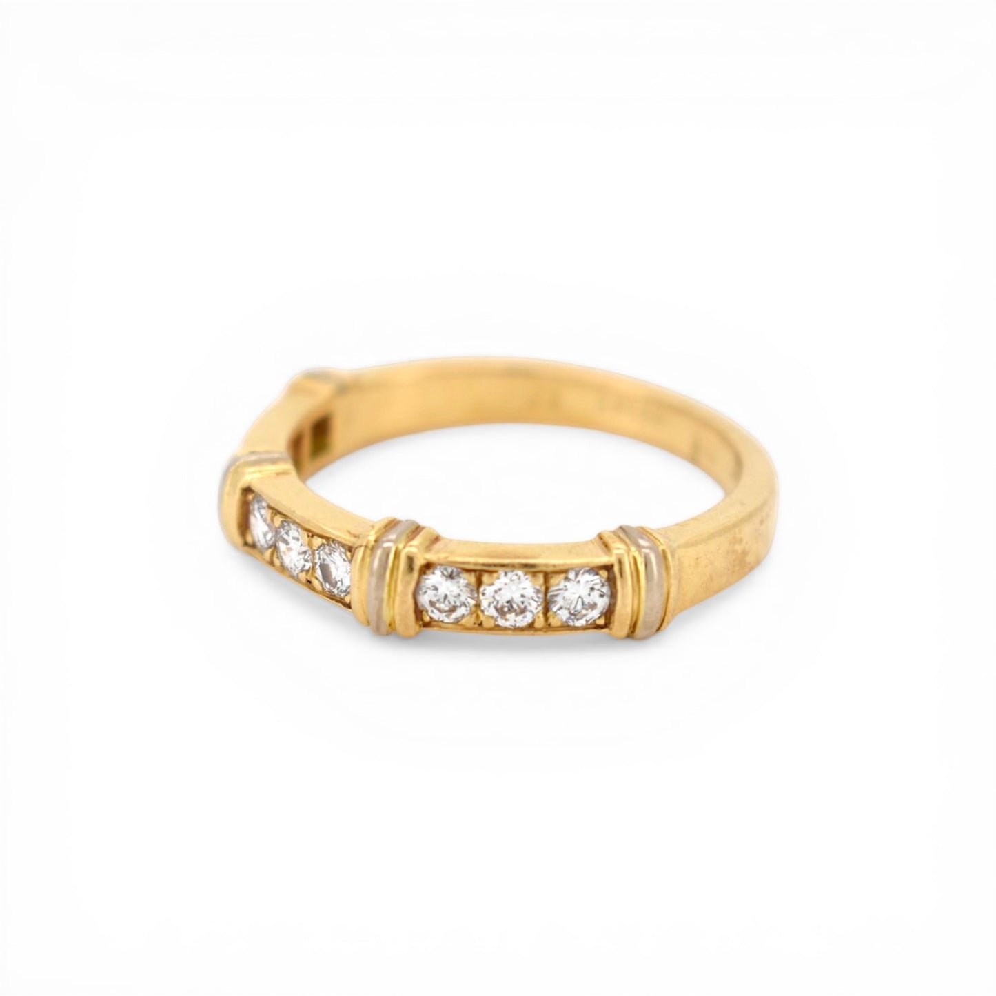Other ide view of Cartier Contessa diamond ring 18k gold contemporary 