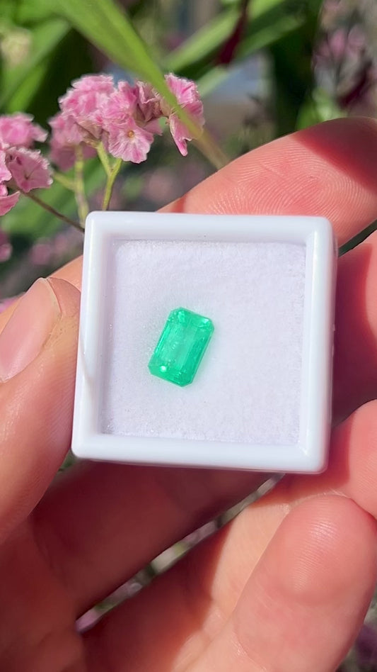 Natural Colombia Emerald 1.80 ct | Moderate Oil / Resine