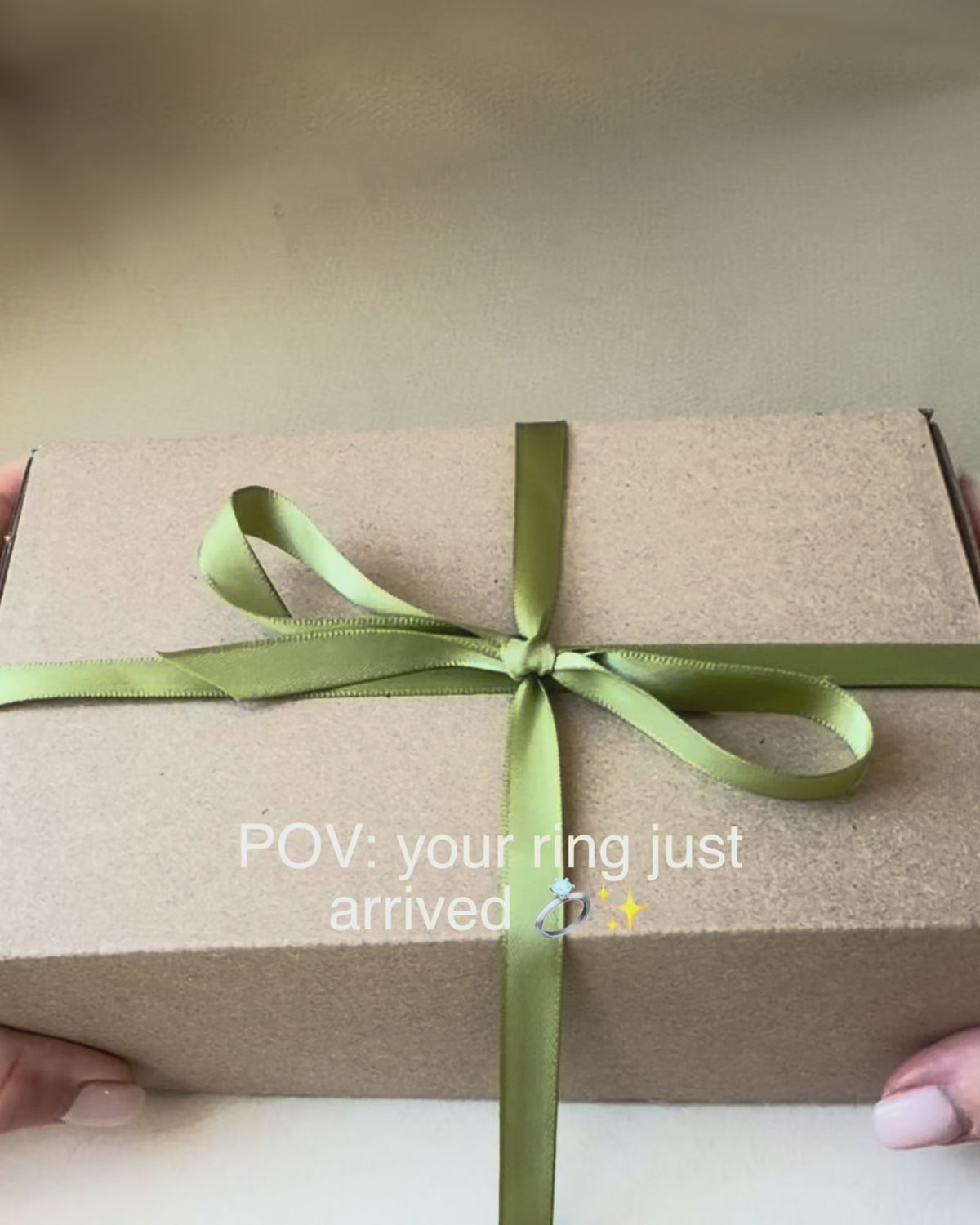 Load video: order of a vintage ring received