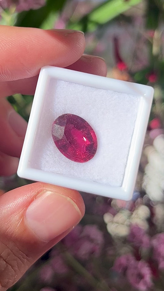 Natural Pink Tourmaline Oval 5.40ct